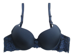 ÁO LÓT LOVELY TRƠN DÂY REN  XANH ĐEN - 175